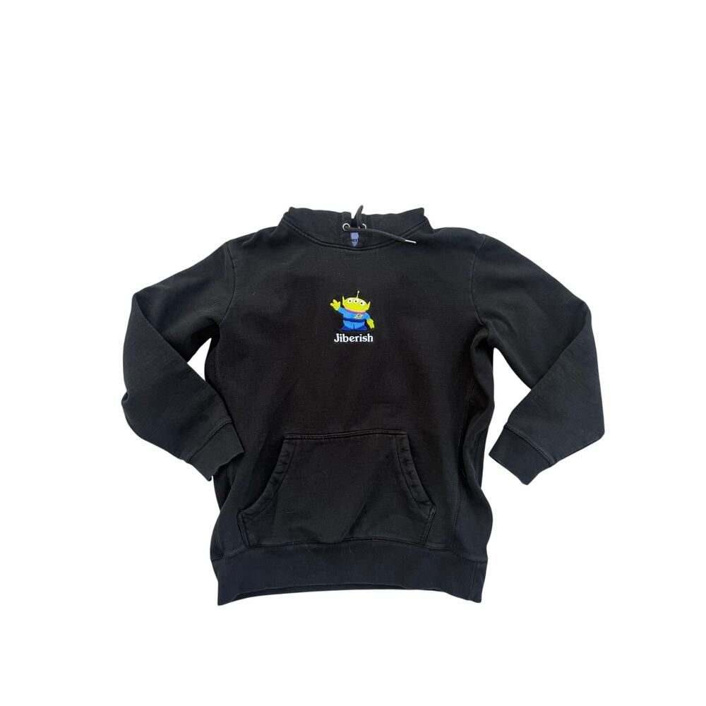 Jiberish Toy Story Alien Embroidered Hoodie Black Men's L/Xl (See Description)